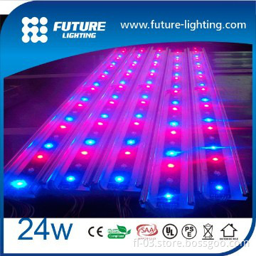 DMX512 control 24W decorate RGB led outdoor wall washer light